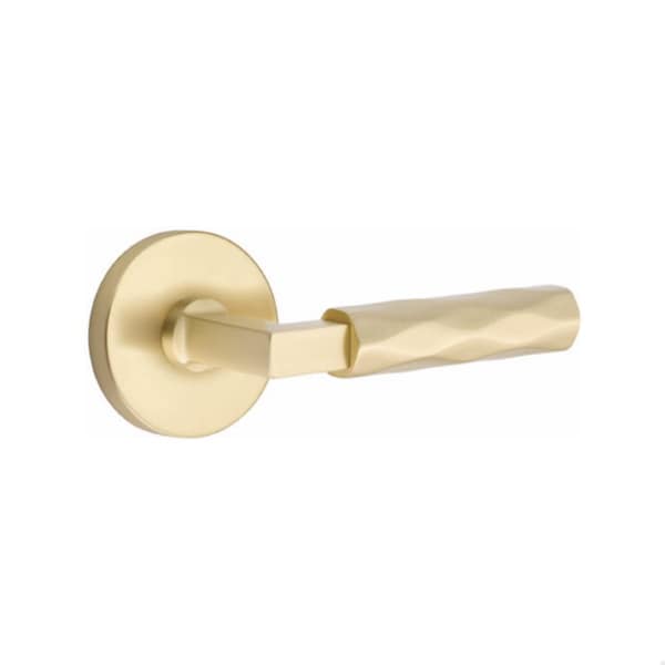 Emtek Emtek C5209US4.LSUS4.TRUS4 L-Tribeca Lever Privacy Disk CF Mechanism 1-3/8" to 1-5/8" Door C5209US4.LSUS4.TRUS4 - main